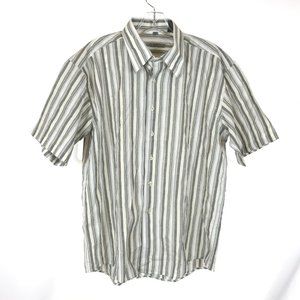 😀 3 for $20 NWOT Gazoz Striped Button Front Shirt